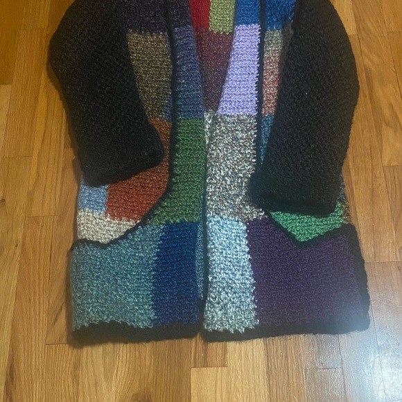Multicolor Patchwork Cardigan - Picture 2 of 7